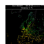 Air temperature in Europe now