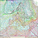 Isoterme e venti in Europa a 850 hPa