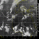 Infrared image of the Atlantic (east)