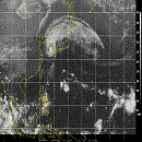 Immagine a infrarossi dell'Oceano Pacifico (ovest)