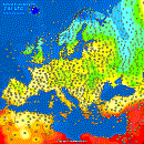 Temperatura dell'aria in Europa (fr)