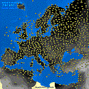 Humidity in Europe right now